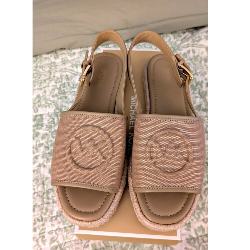 Michael Kors Women's Aubrey Slingback Espadrille Sandal